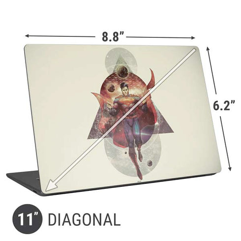 DC Comics Superman Galaxy Flying Universal Laptop 11in (8.8 x 6.2in) Skin